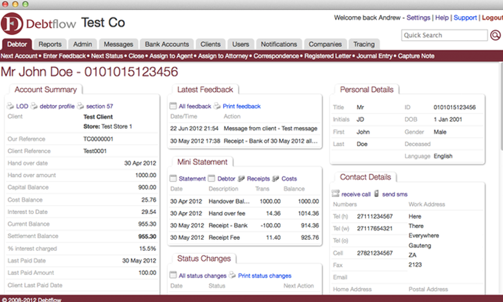 Debtflow Screenshot 1