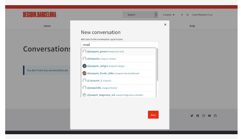 Decidim Screenshot 1