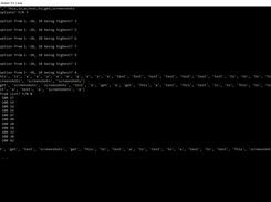 Running with Weighted choices turned on and Auto off.