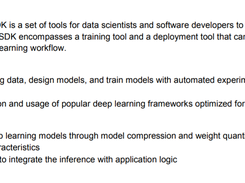 Deep Learning Training Tool Screenshot 1