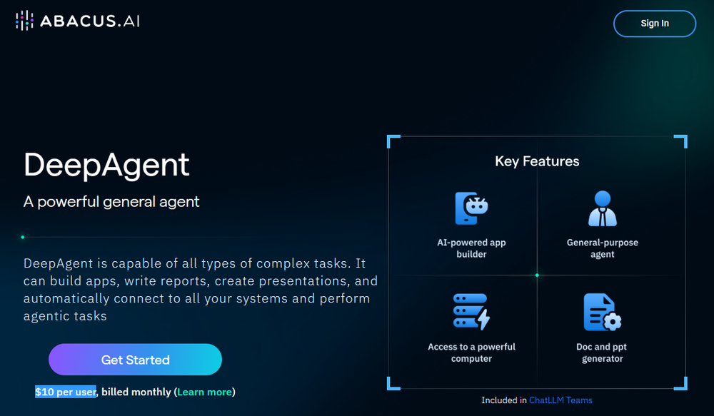 DeepAgent Screenshot 1