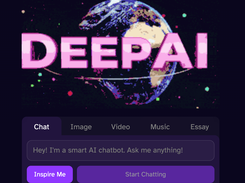 DeepAI Screenshot 1