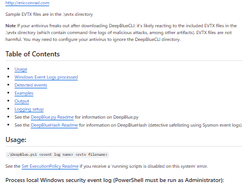 DeepBlueCLI Screenshot 1