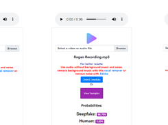 DeepFake Detector Screenshot 1