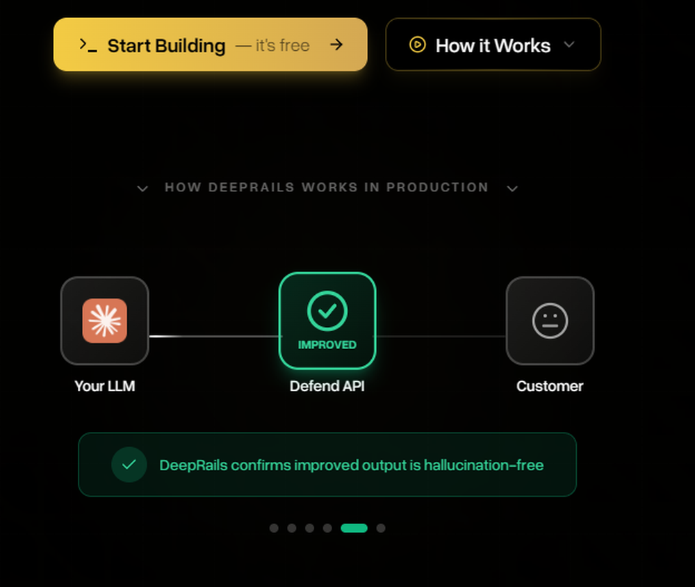 DeepRails Screenshot 1