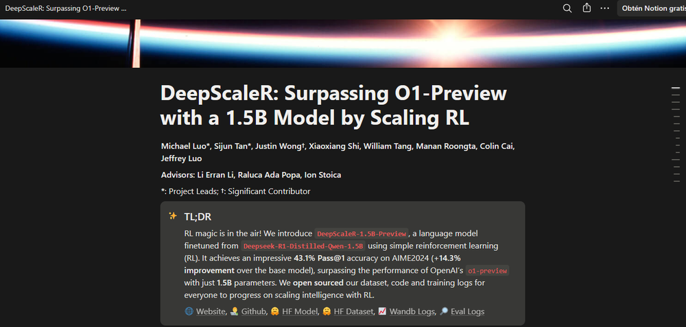 DeepScaleR Screenshot 1