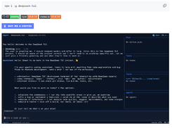 DeepSeek TUI Screenshot 1