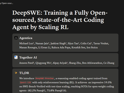 DeepSWE Screenshot 1