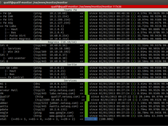 DEFConMon in console mode (detailed display)