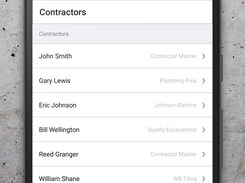 email punch lists to contractors