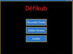 this is the main menu in french
