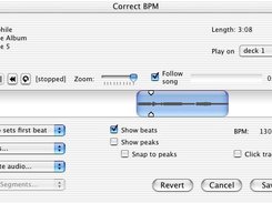 Correct BPM Dialog