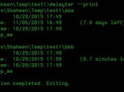 Listing files scheduled for deletion