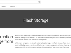 Dell EMC Flash Storage Screenshot 1