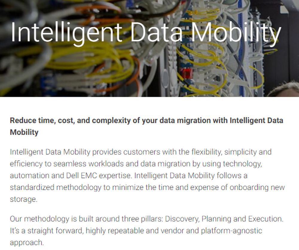 Dell EMC Intelligent Data Mobility Screenshot 1