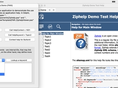 Ziphelp demo (MacOS)