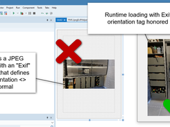 From rotated JPEG image to correct display