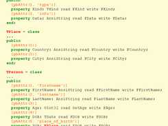 Serializable class declaration
