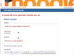 Delphi Learning Package for Moodle Screenshot 2