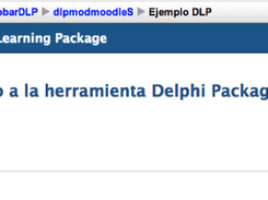 Delphi Learning Package for Moodle Screenshot 5