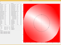 magnitude of XYZ errors with same arbitrary errors and custom alpha based gradient