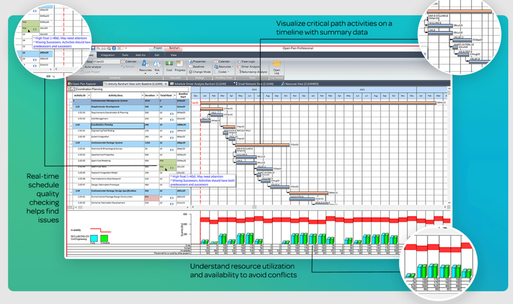 Deltek Open Plan Screenshot 1