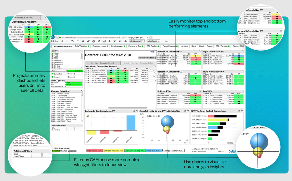 Deltek wInsight Screenshot 1