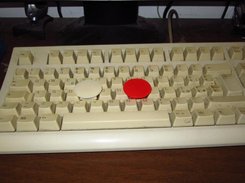 counter buttons (keyboard key caps)