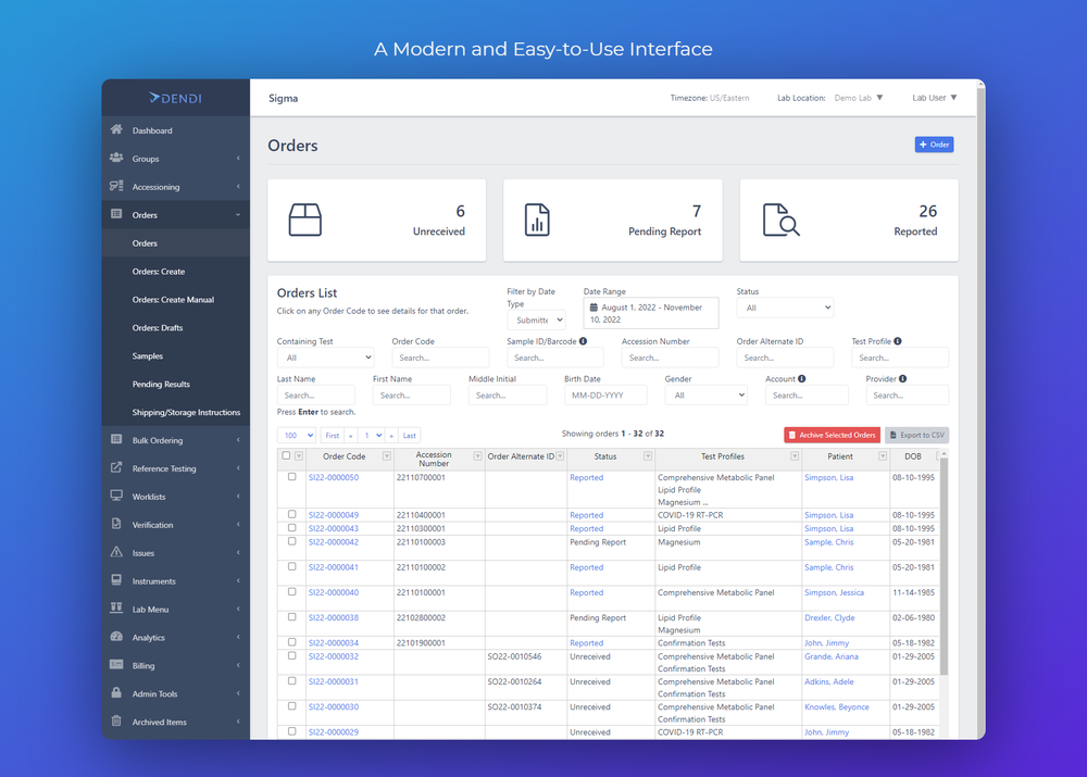 User-Friendly Interface