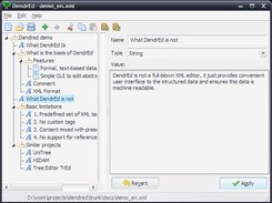 DendrEd main window under Win32