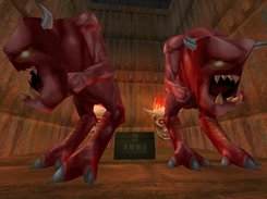 Demons in jDoom. 3D models and dynamic lights.