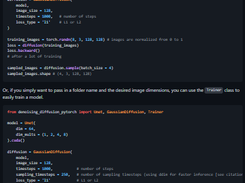 Denoising Diffusion Probabilistic Model Screenshot 1