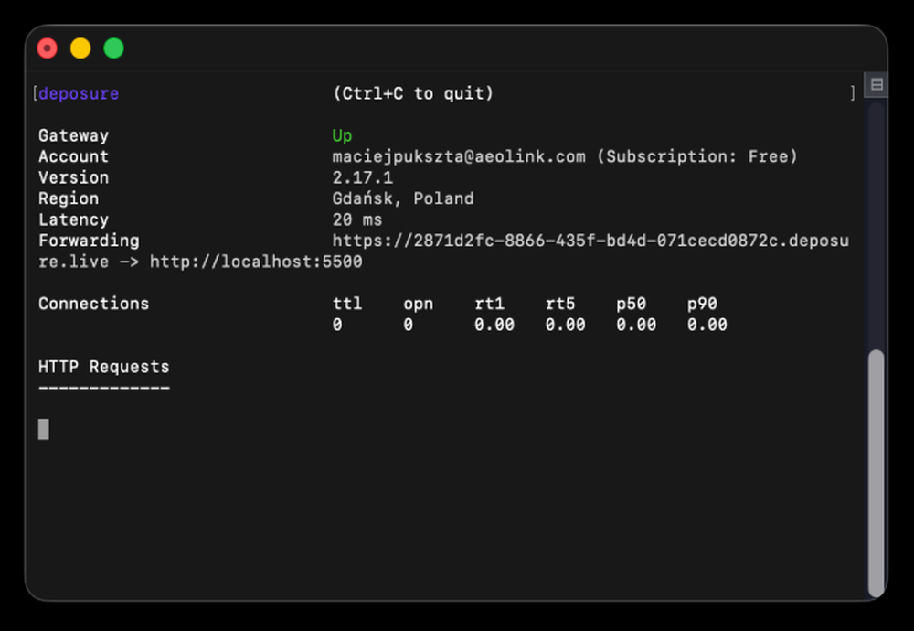 Deposure Screenshot 1