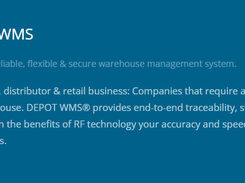 DEPOT WMS Screenshot 1