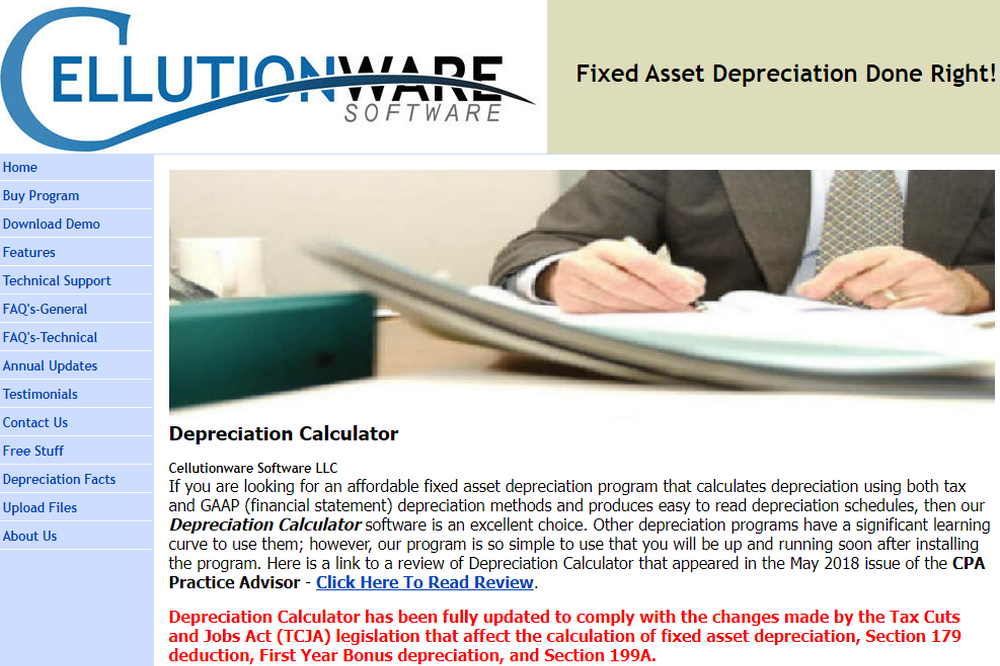 Depreciation Calculator Screenshot 1