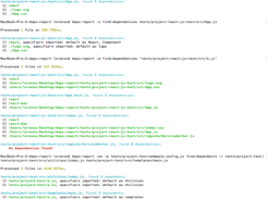 deps-report Screenshot 1