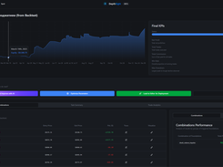 DepthSight Backtester: Analyze trade history, win rates, and drawdowns before deploying your crypto bots live.