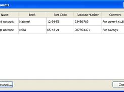 Bank accounts are added through this dialog