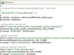 SQL Test using Dermis - default.asp