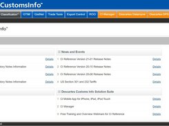  Descartes CustomsInfo Screenshot 1