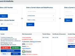 Descartes MyCarrierPortal Screenshot 2