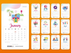 Designs.ai Calendar Screenshot 1