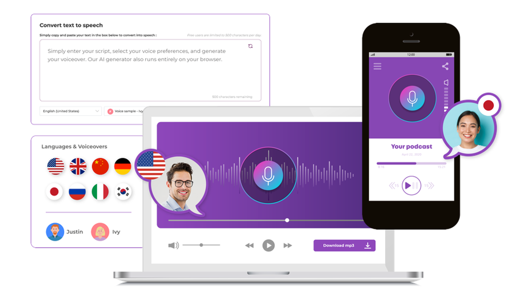 Designs.ai Speechmaker Screenshot 1