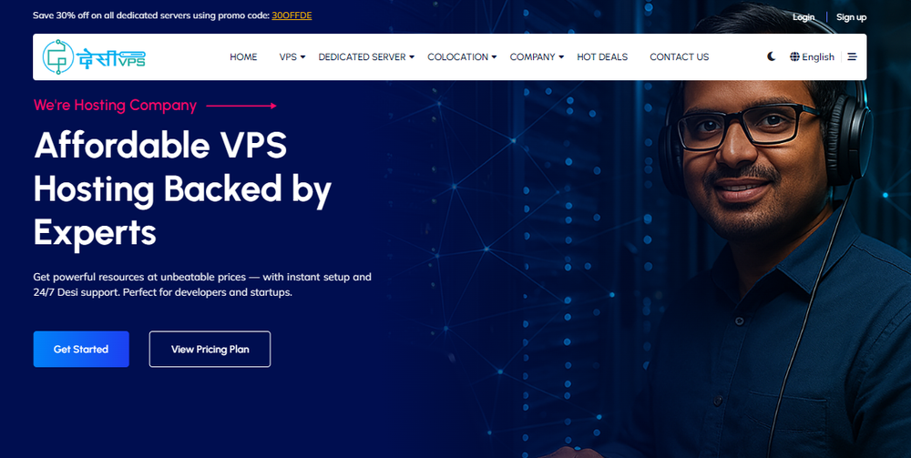 DesiVPS Screenshot 1