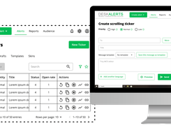 DeskAlerts Interface