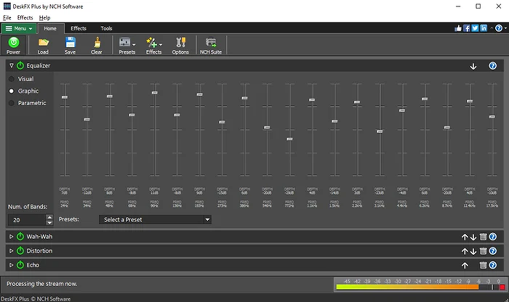 DeskFX Main Window