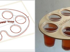 Use DeskProto to create 2D vector toolpaths.