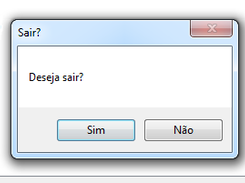 Exit confirmation