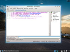 Getting help in irc #desktopbsd channel