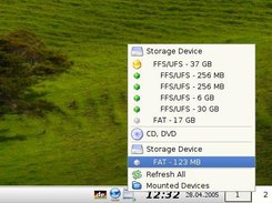 Quickly mounting and un-mounting storage devices